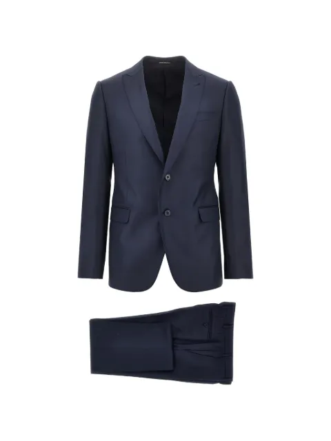 Emporio Armani traje de lana con botones