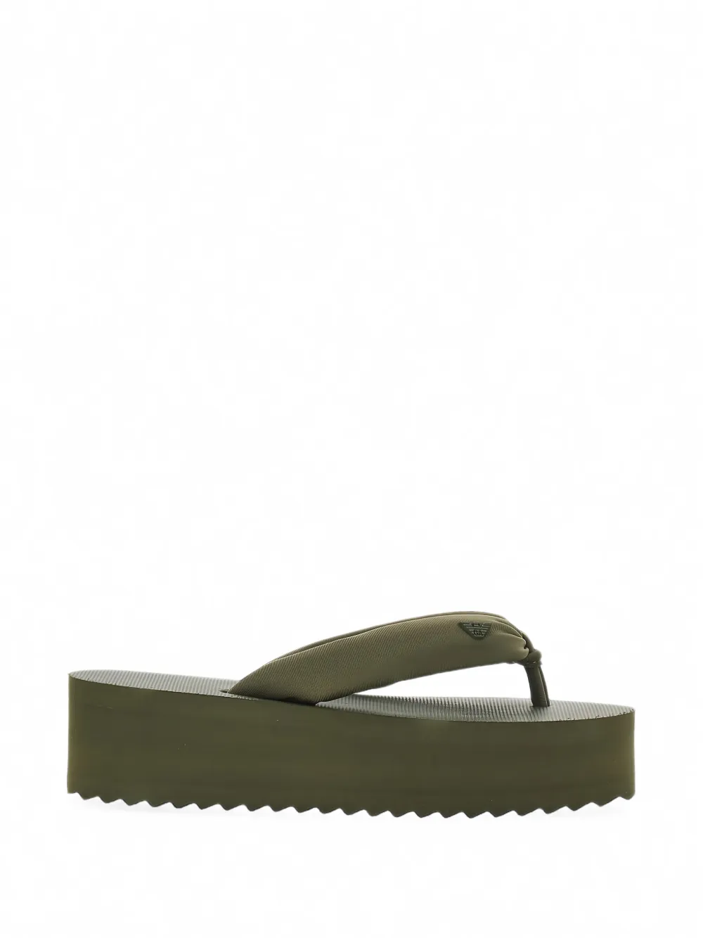 Emporio Armani logo-plaque platform sandals · 40