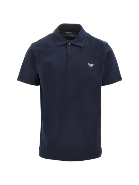 Emporio Armani polo à logo brodé
