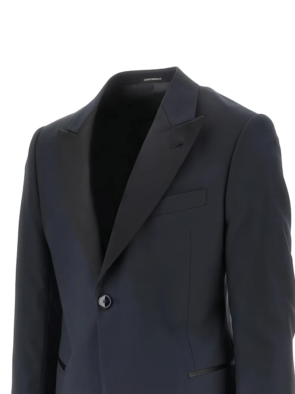 Emporio Armani Pak met enkele rij knopen Blauw