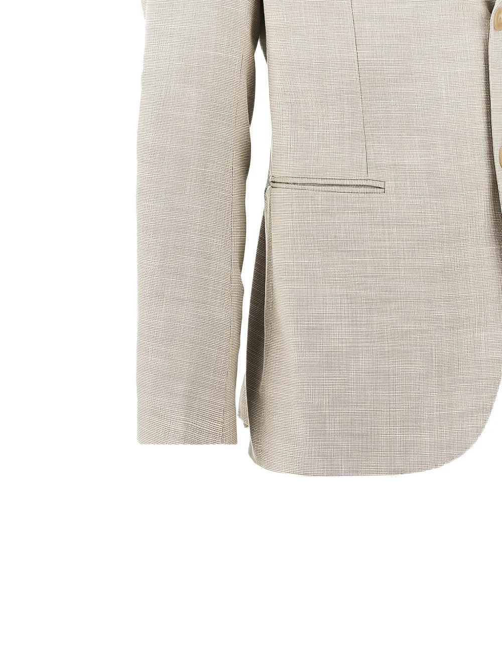 Emporio Armani Pak met enkele rij knopen Beige
