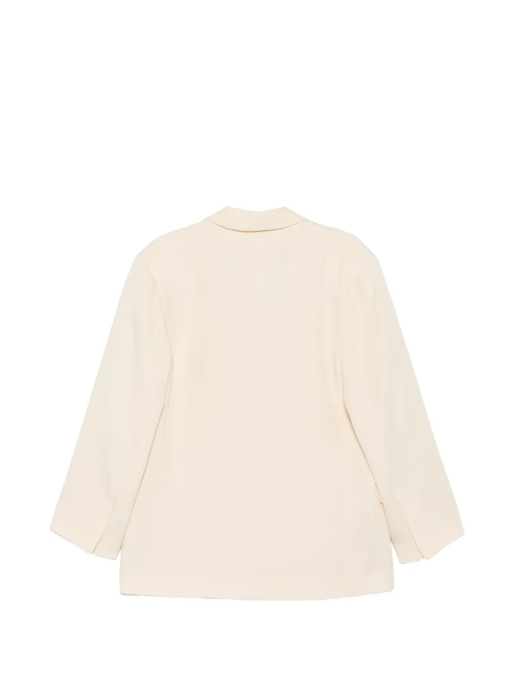 Raquel Diniz Blazer met enkele rij knopen Beige