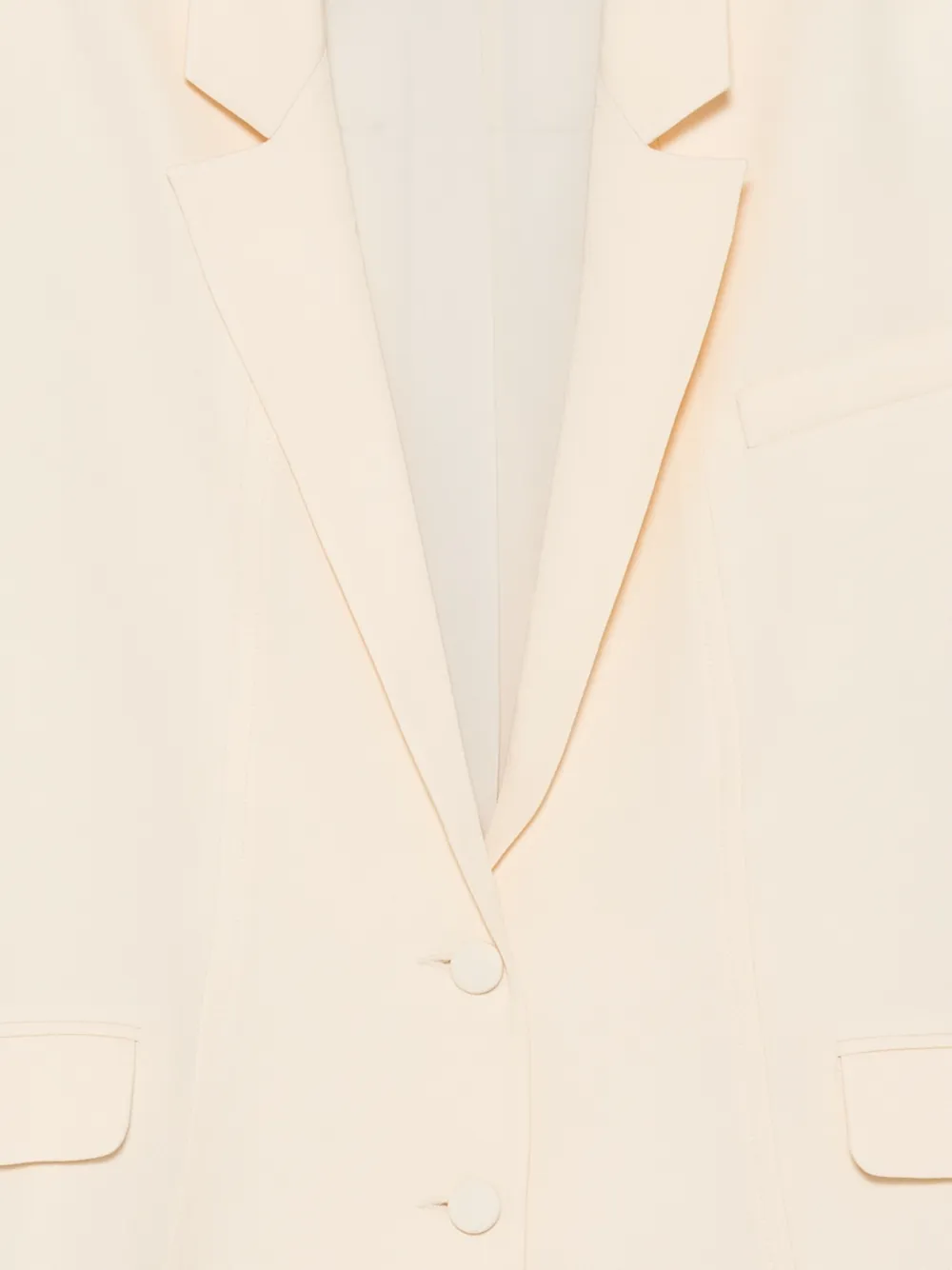Raquel Diniz Blazer met enkele rij knopen Beige