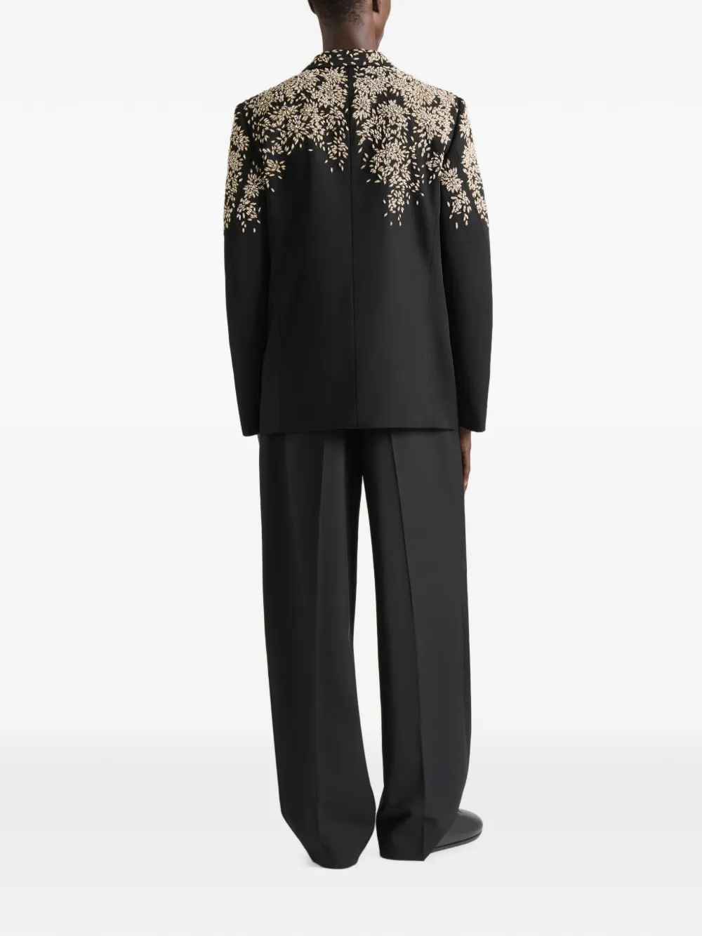Givenchy Broek van wolblend Zwart