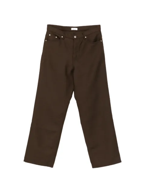 SANDRO belt-loop pocket trousers