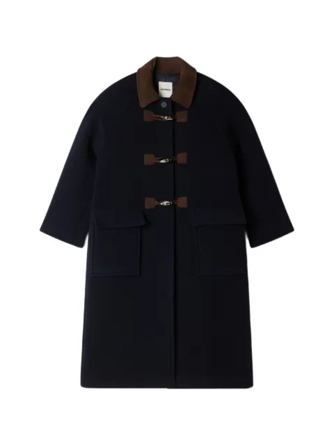 SANDRO Cappotto in lana con olivetta