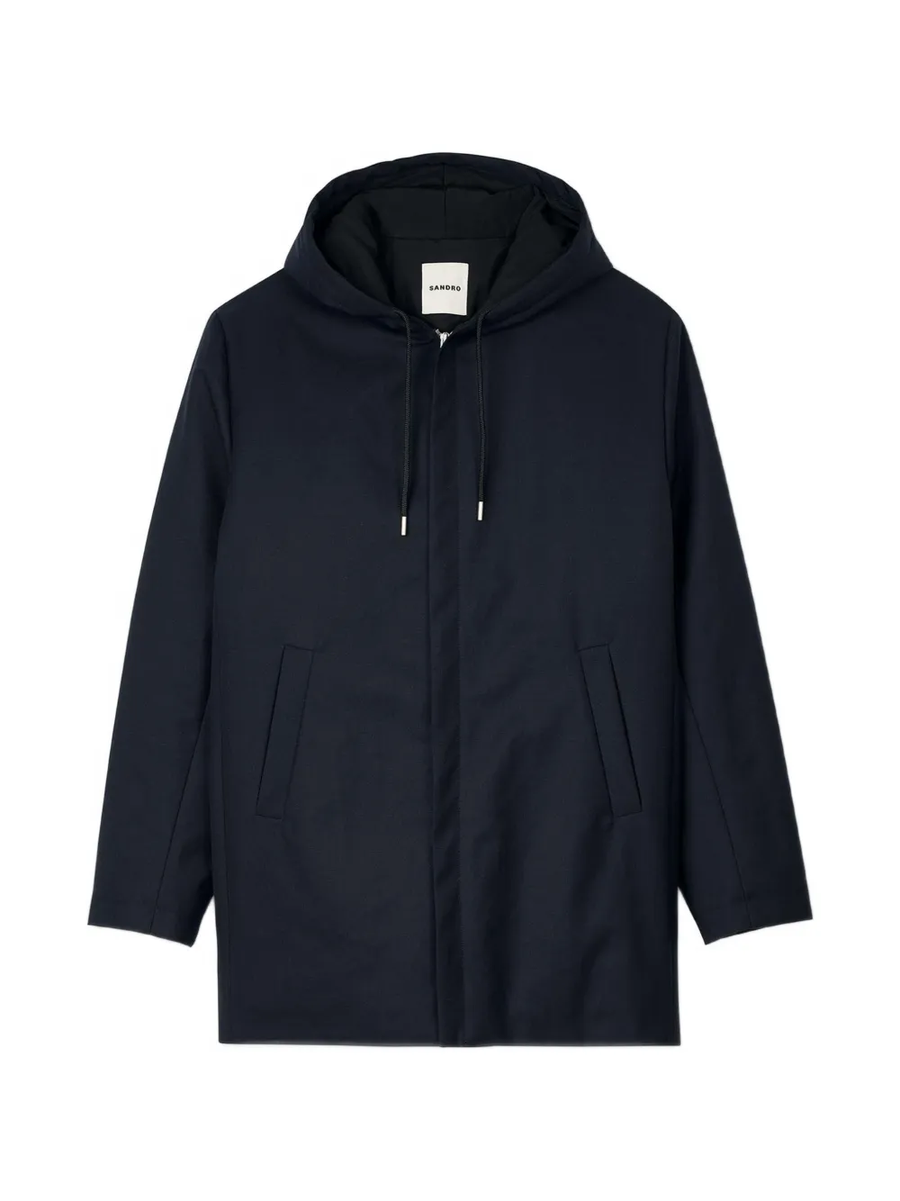 SANDRO Parka con cappuccio - Blu