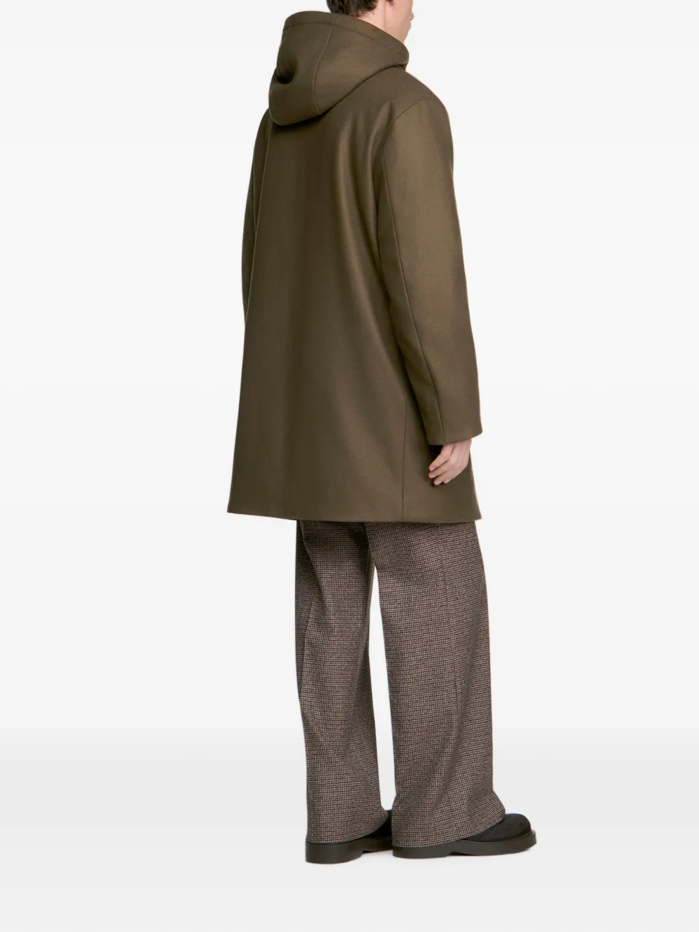 SANDRO Parka met capuchon en rits Bruin
