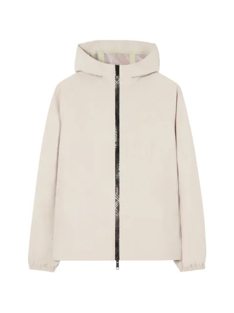 Burberry 格纹织带连帽夹克