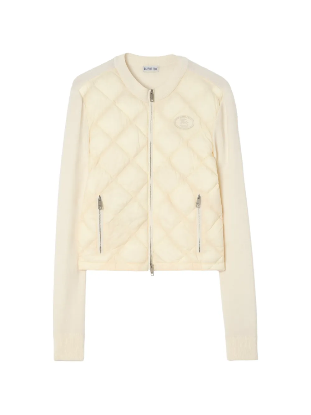 Burberry Steppjacke aus Nylon und Wolle - Nude