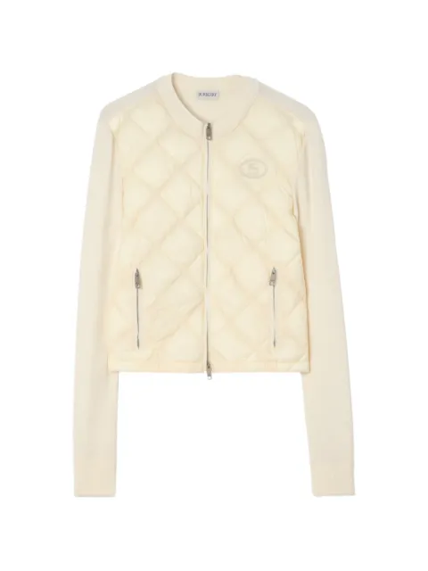 Burberry quilted nylon and wool jacket