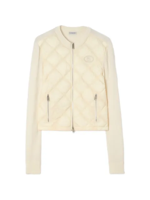 Burberry Quilted nylon and wool Fulbrook jacket