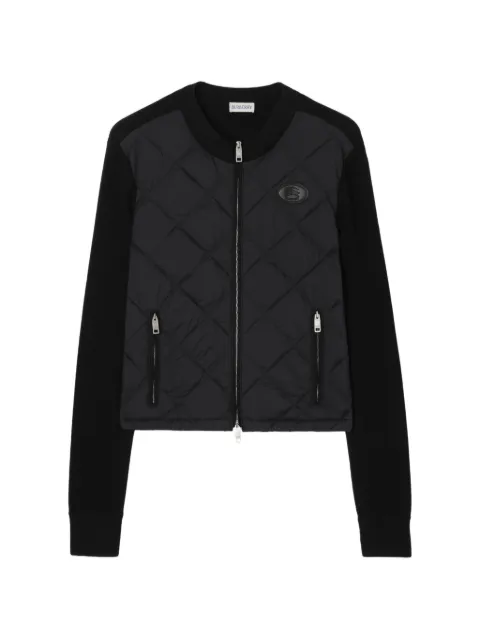 Burberry quilted nylon and wool jacket