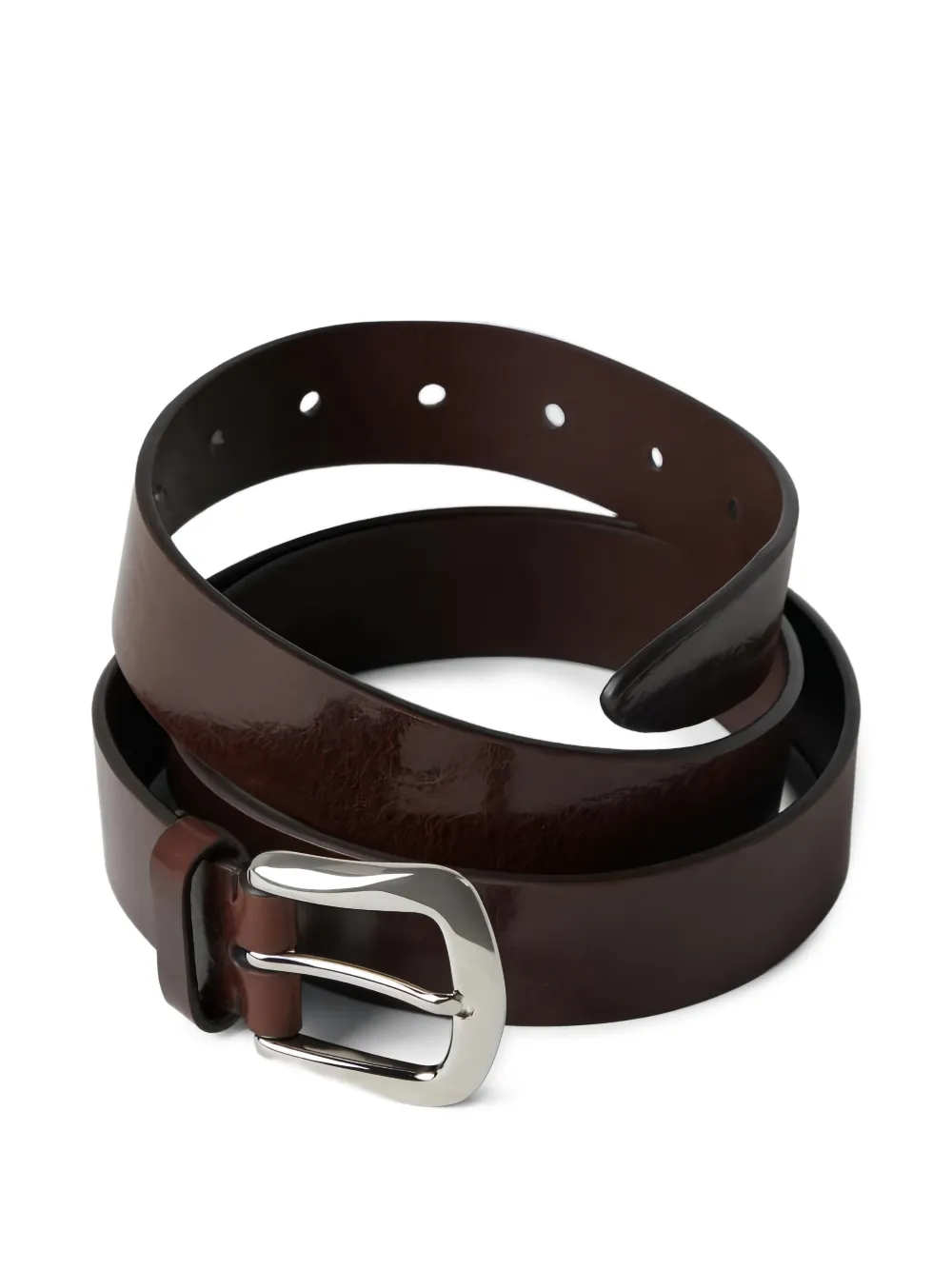  Brunello Cucinelli Cinturón Pull-up - Marrón 