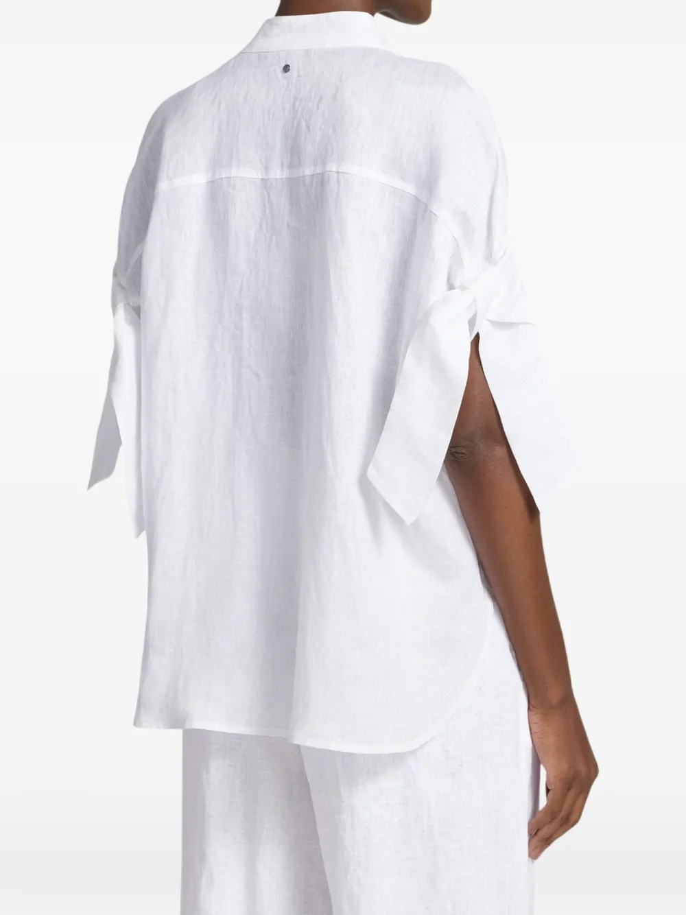 Armani Exchange Blouse met strik Wit