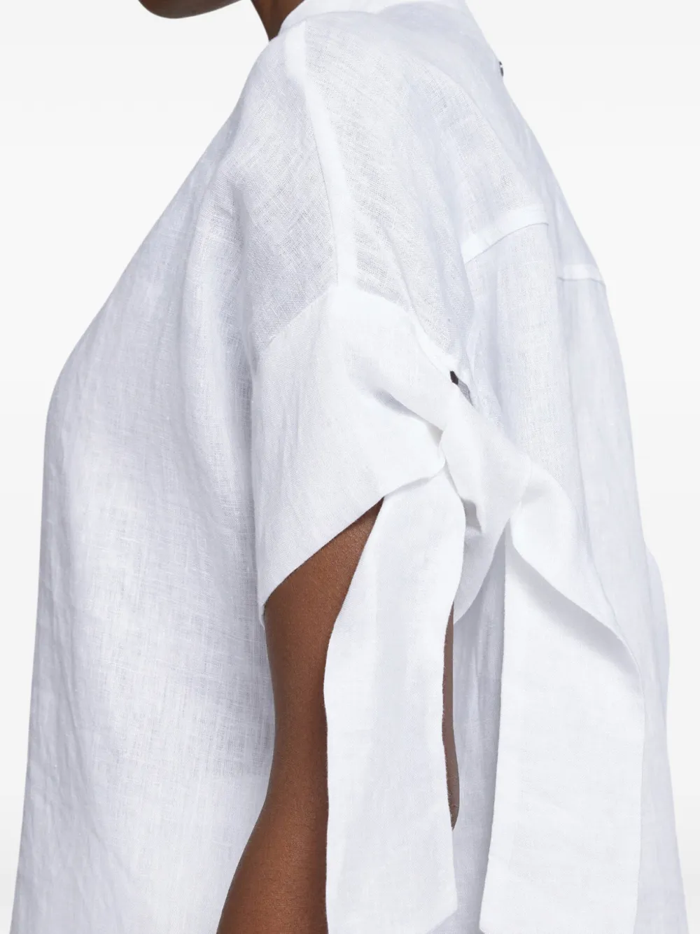 Armani Exchange Blouse met strik Wit