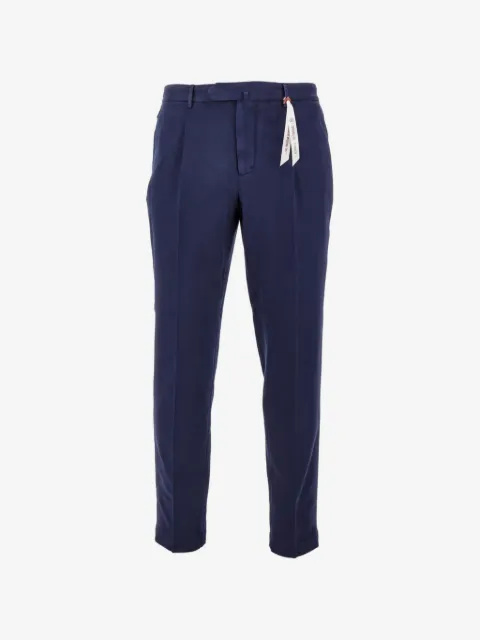 Santaniello pantalones slim con pinzas