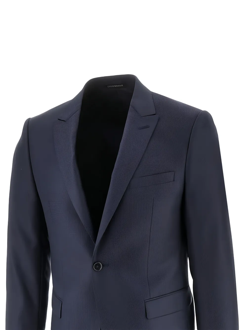 Emporio Armani David pak met enkele rij knopen Blauw