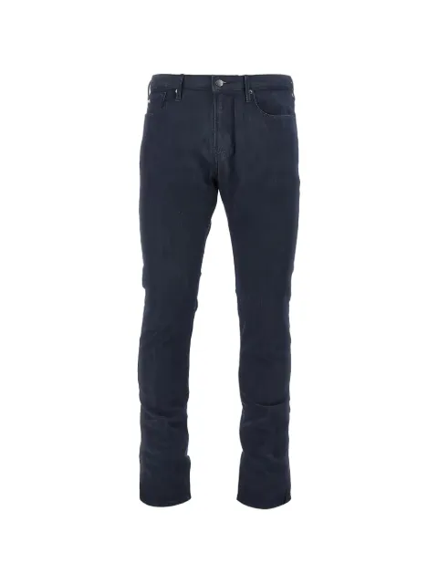 Emporio Armani vaqueros slim con placa del logo