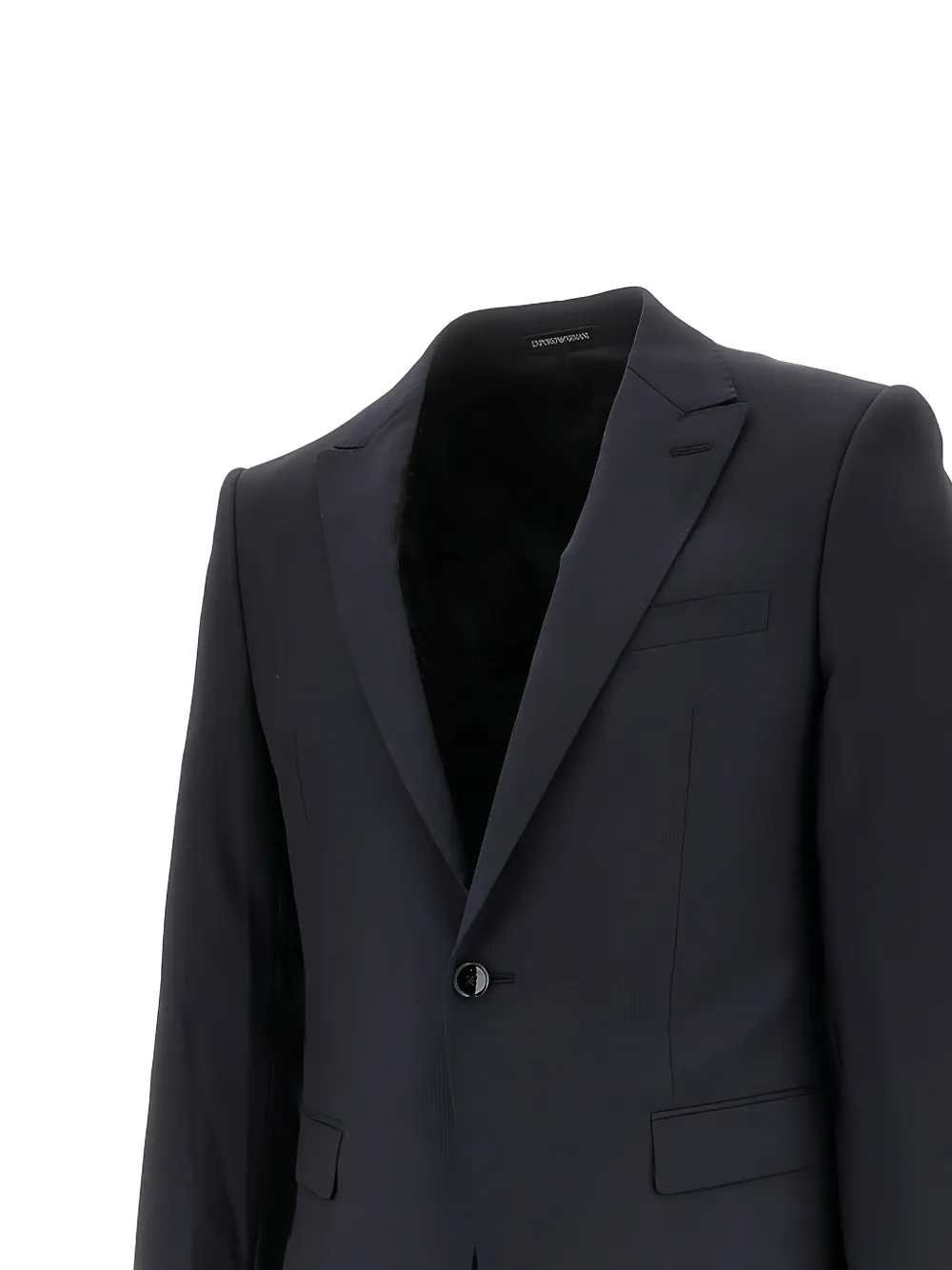 Emporio Armani David pak met enkele rij knopen Zwart