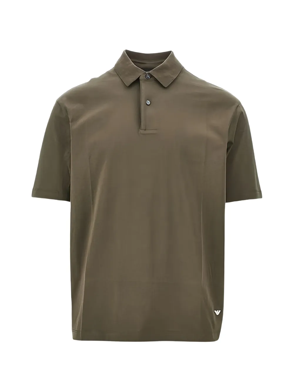 Emporio Armani short-sleeve polo shirt - Braun