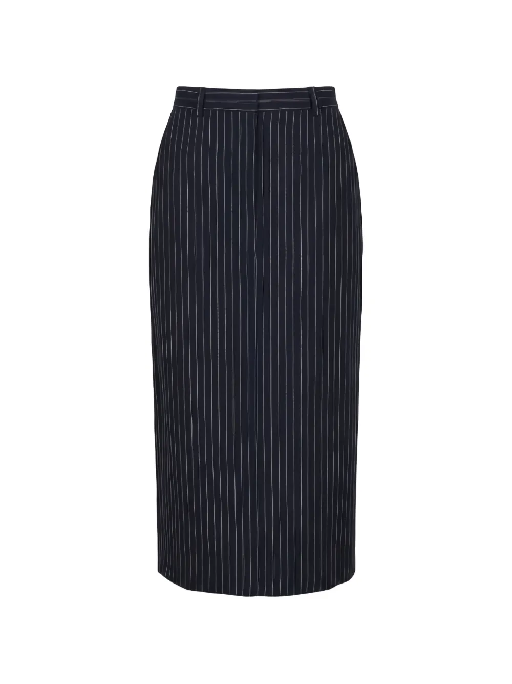 PINKO pinstripe-pattern pencil maxi skirt - Blu
