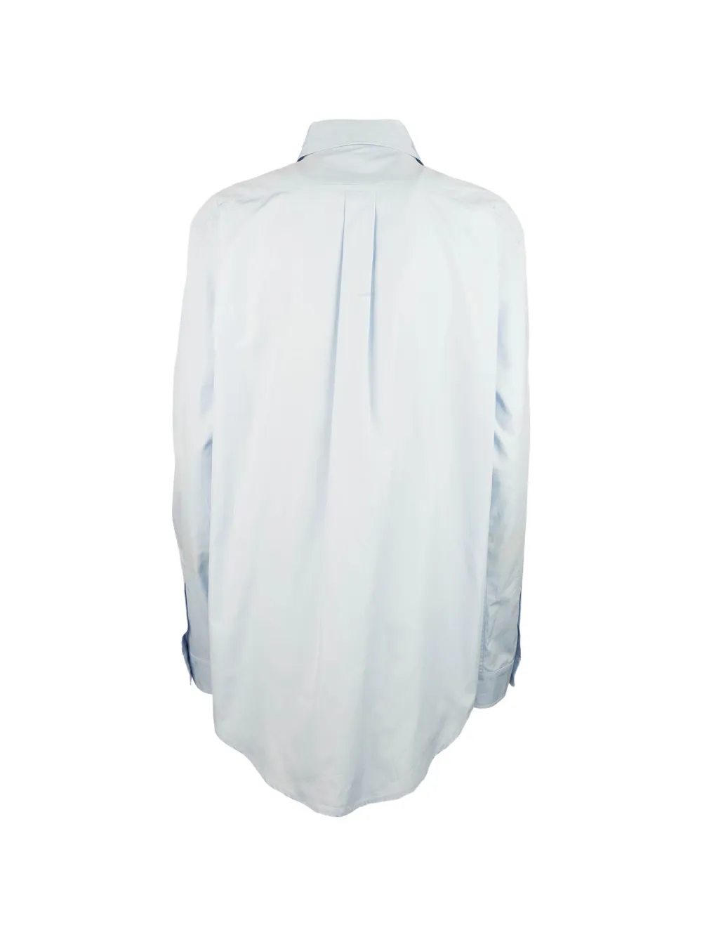 Miu Shirt met geborduurd logo Blauw