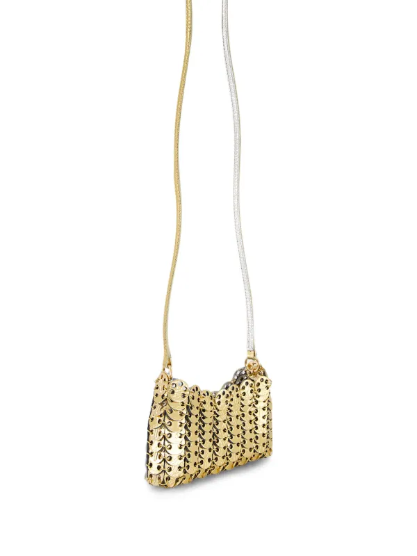 Rabanne metallic-effect Chainmail Shoulder Bag | Gold | FARFETCH