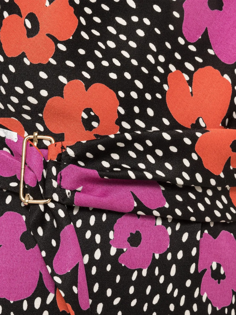 NISSA Blouse met bloemenprint Zwart