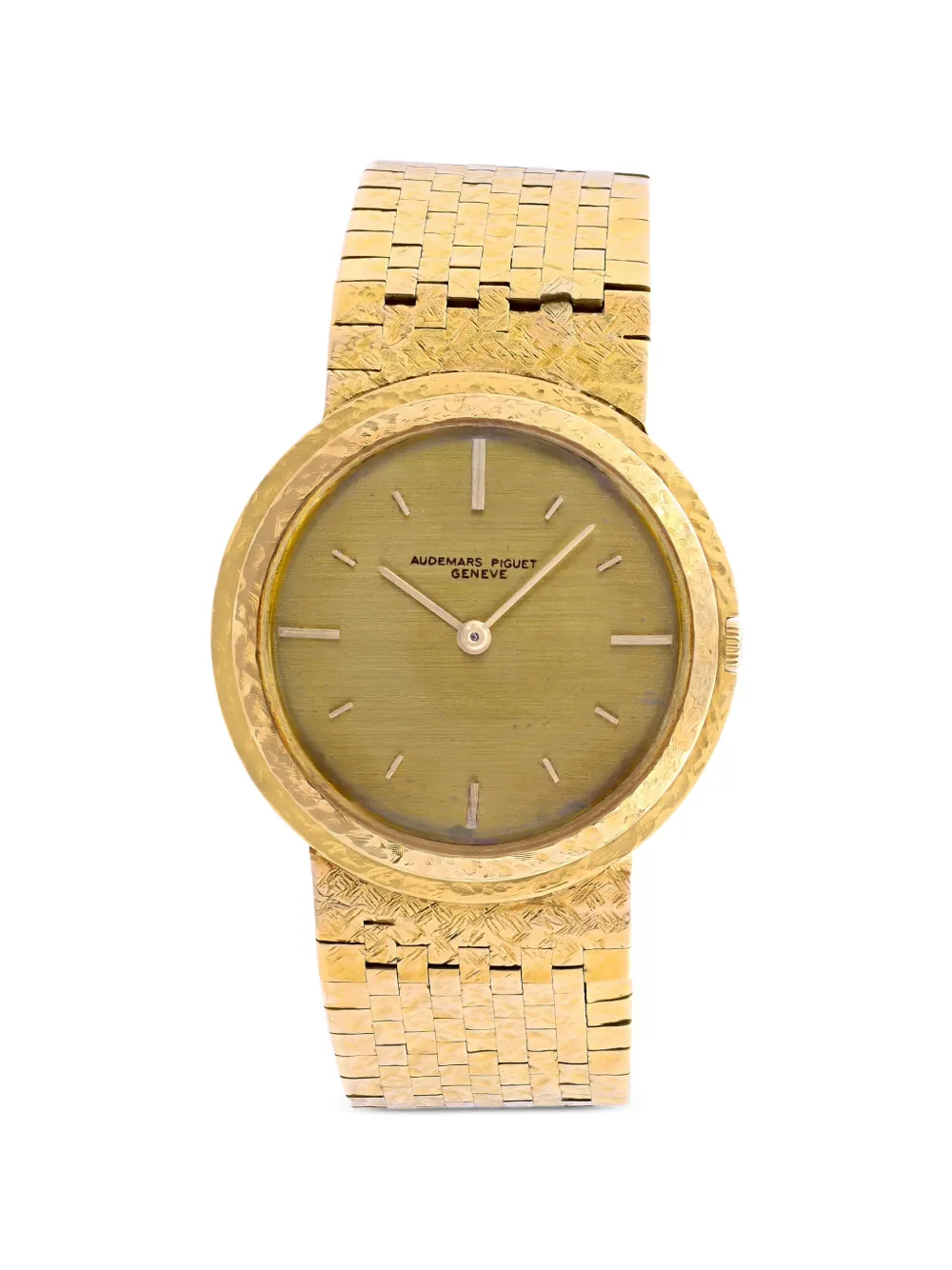 Audemars Piguet pre owned logo-engraved 34mm watch - Oro