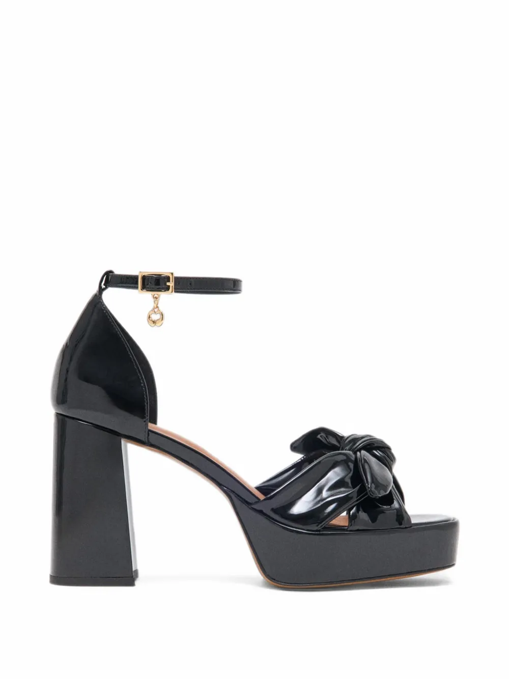 Maje bow-detail platform sandals - Noir Maje bow-detail platform sandals - Noir