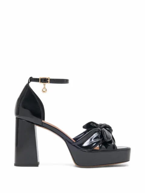 Maje bow-detail platform sandals