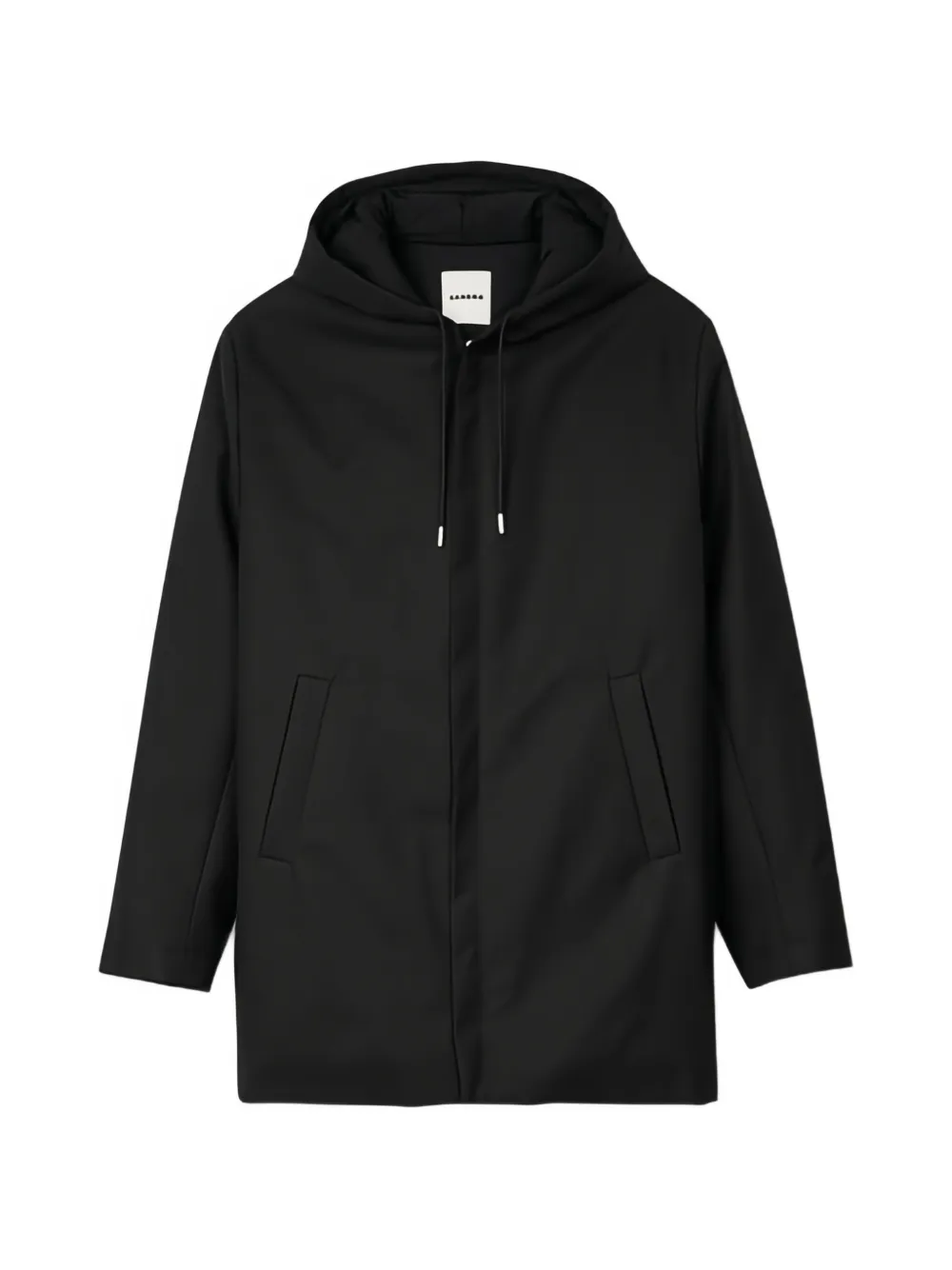 SANDRO Parka con zip e cappuccio - Nero