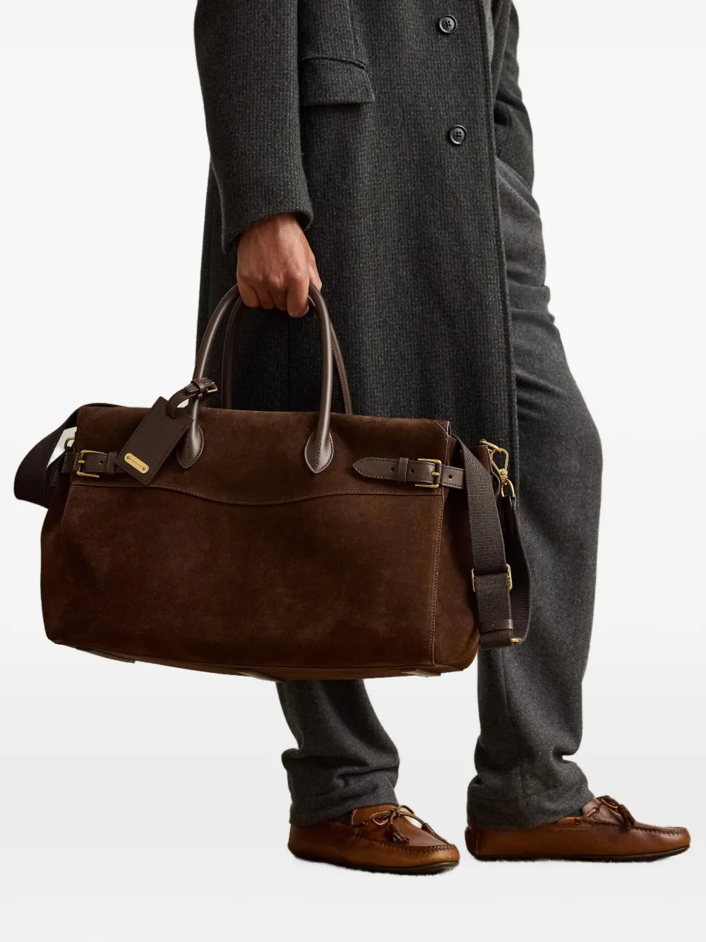 Ralph Lauren Purple Label Bedford Reisetasche - Braun