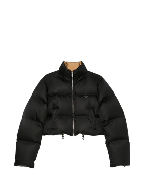 Prada Cropped-Jacke aus Re-Nylon