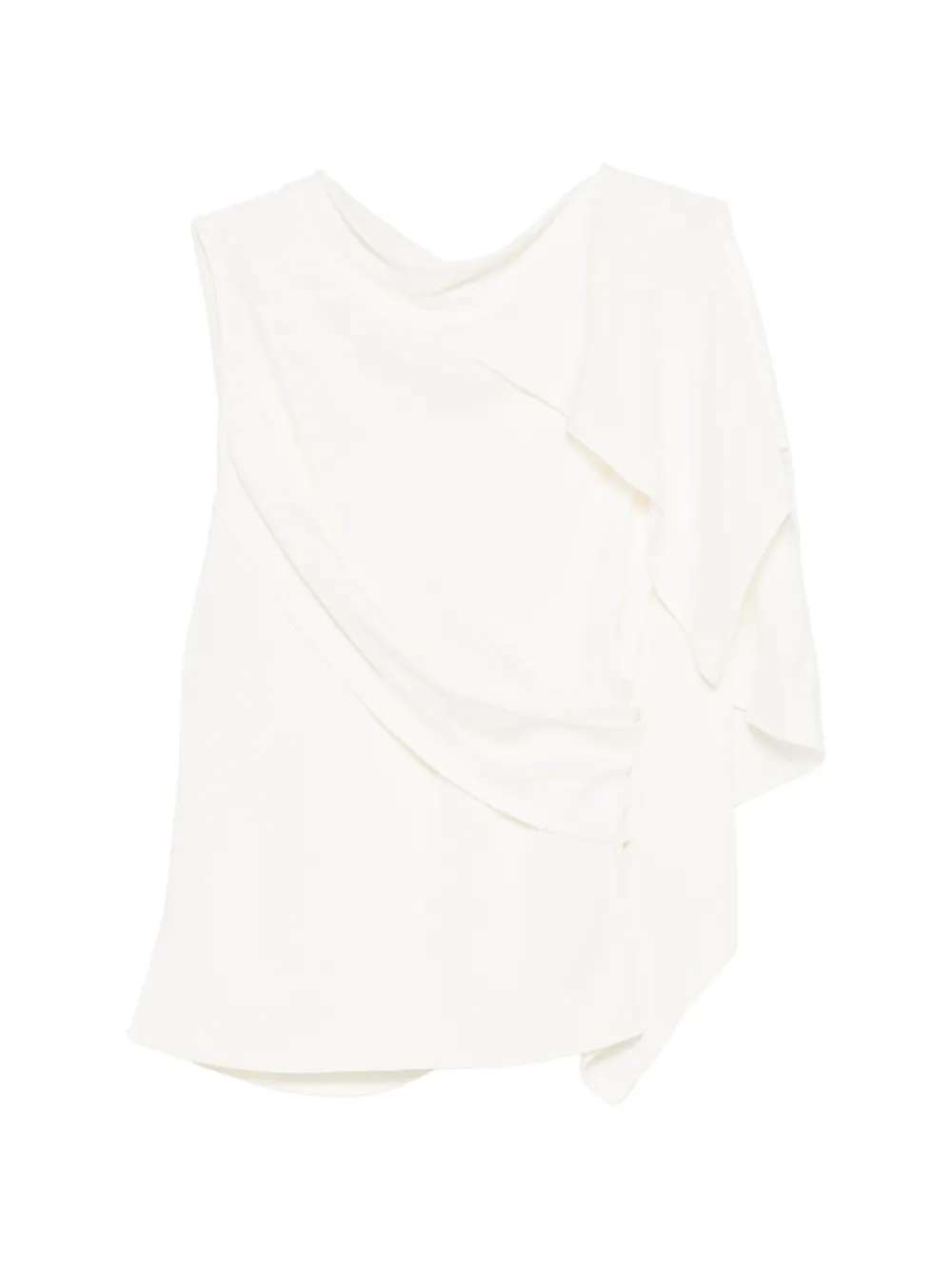 ENTIRE STUDIOS Odeon draped top cream - Weiß