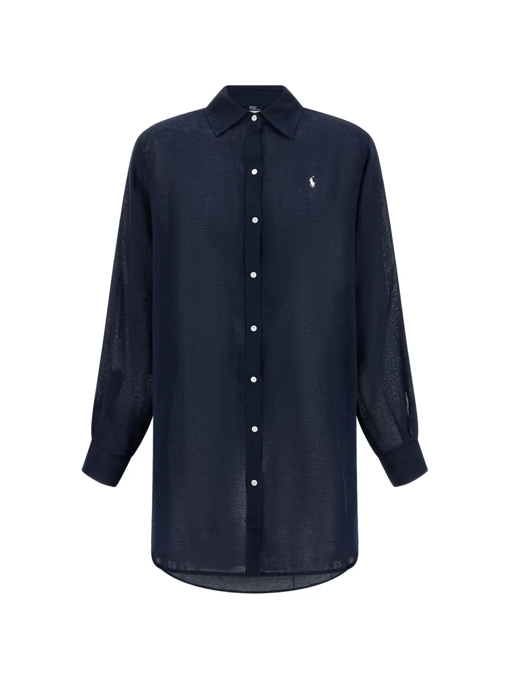 Polo Ralph Lauren logo-embroidered shirt - Blau