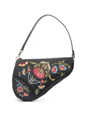 Christian Dior Pre-Owned 2004 pre-owned Rasta Line Saddle Bag
