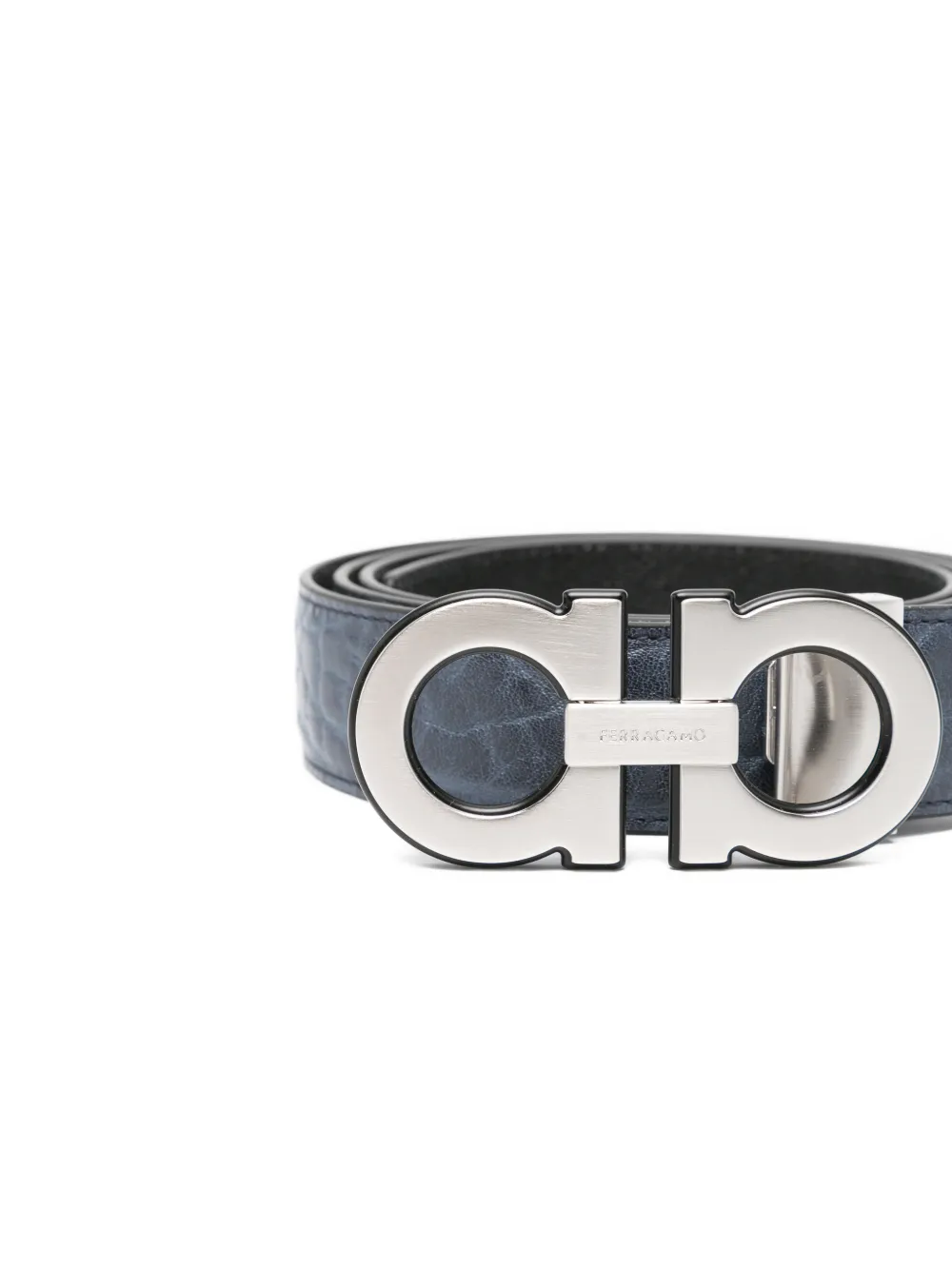 Ferragamo Gancini riem Blauw