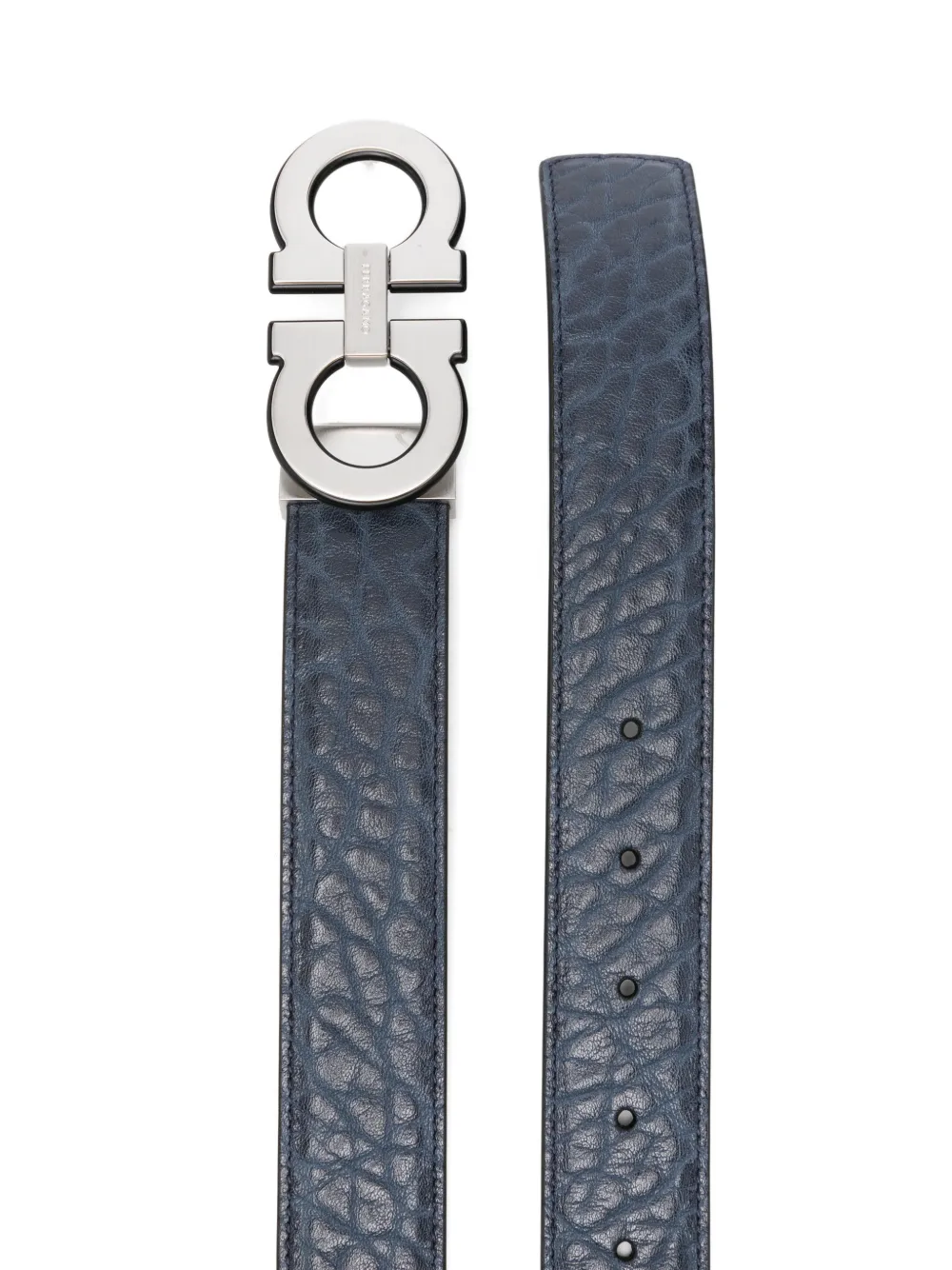 Ferragamo Gancini riem Blauw