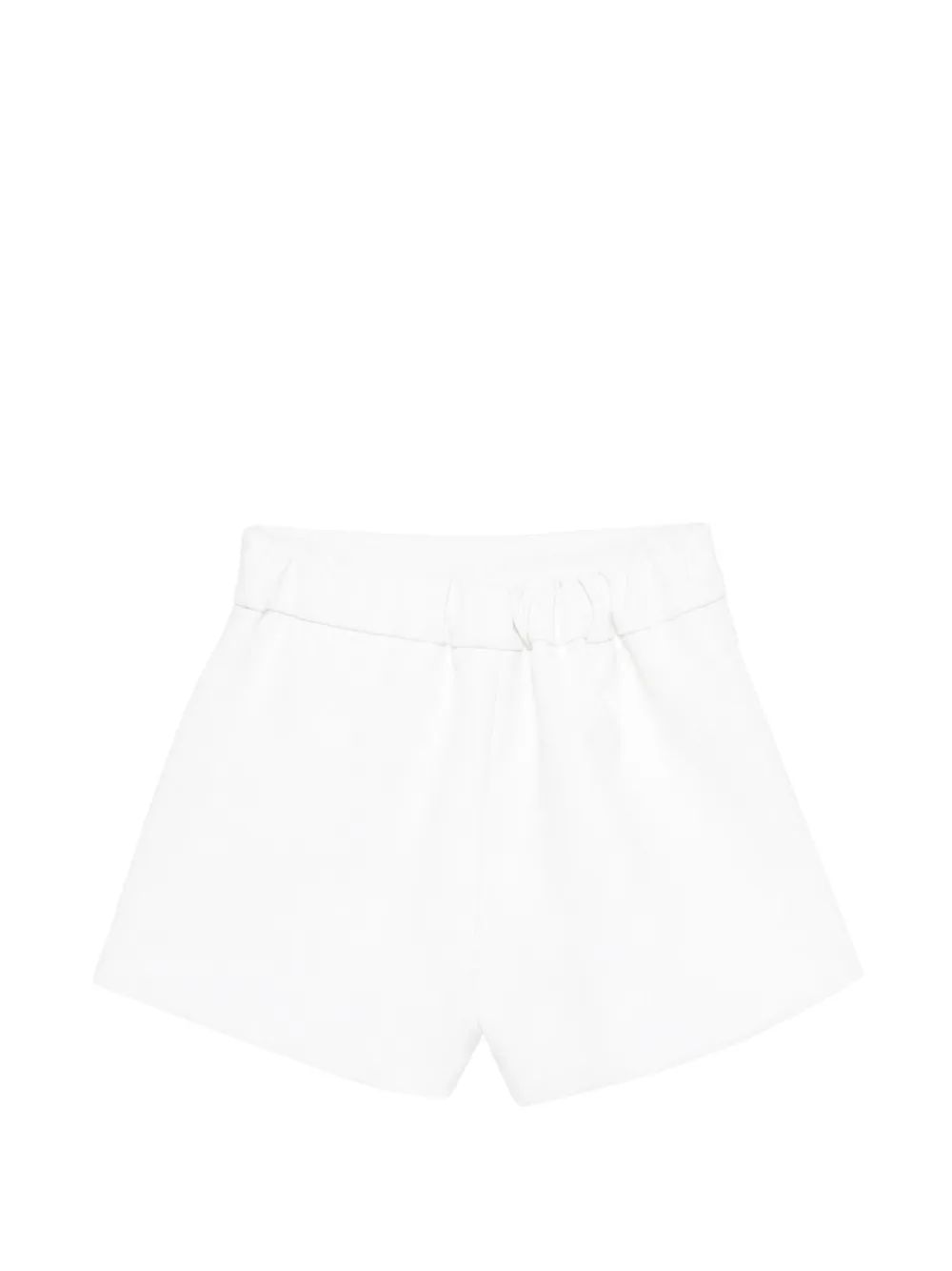 Elisabetta Franchi La Mia Bambina Shorts met decoratieve knopen en afwerking Wit