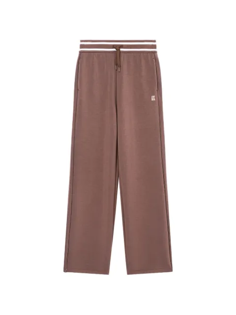 Armani Exchange logo-plaque track pants