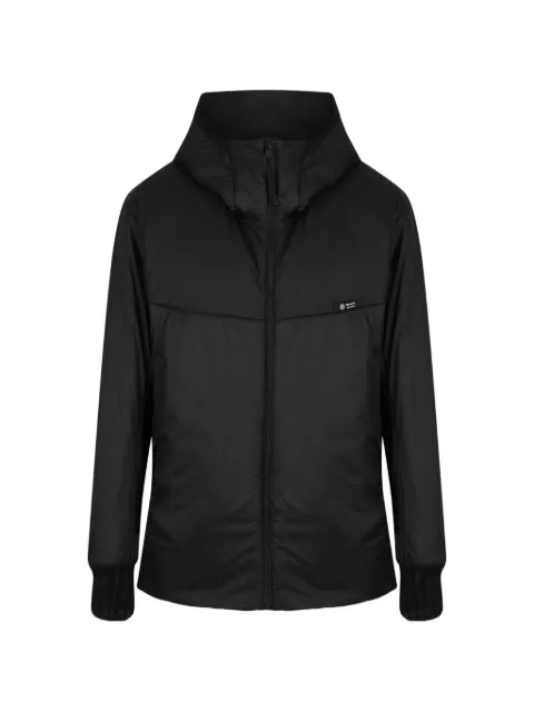 Prada logo-patch hooded jacket