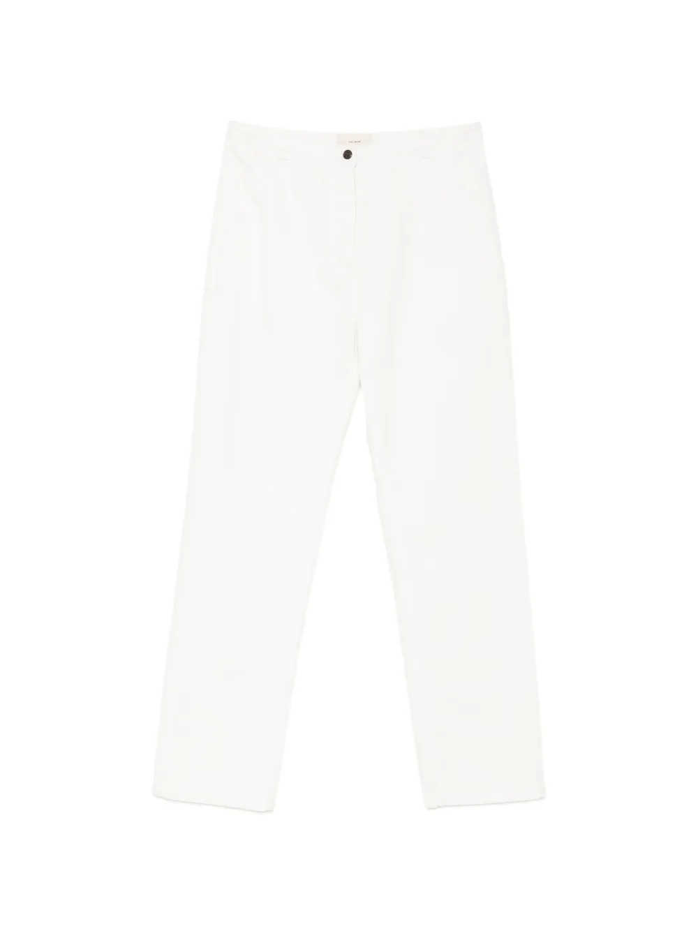 The Row Berit straight-leg trousers - Bianco
