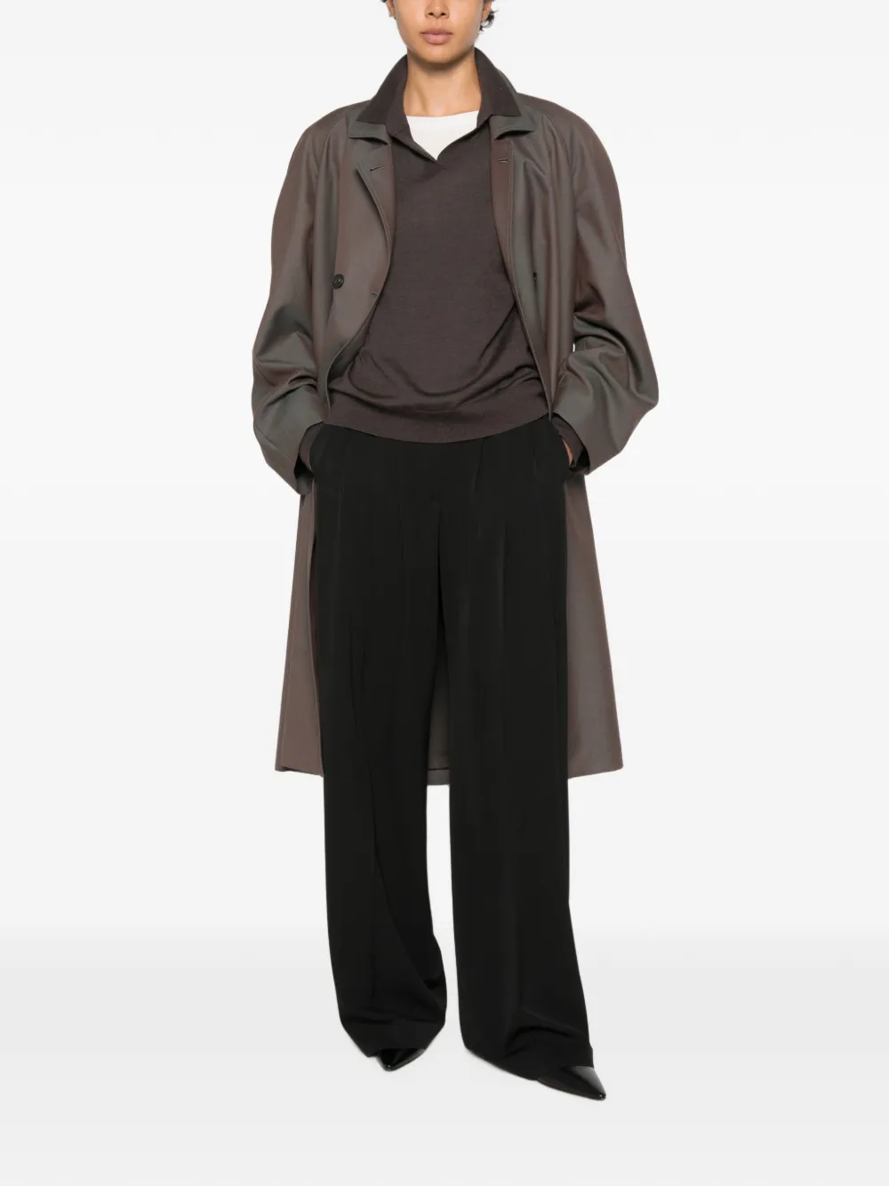 The Row Pauli Top in Brown, view 2