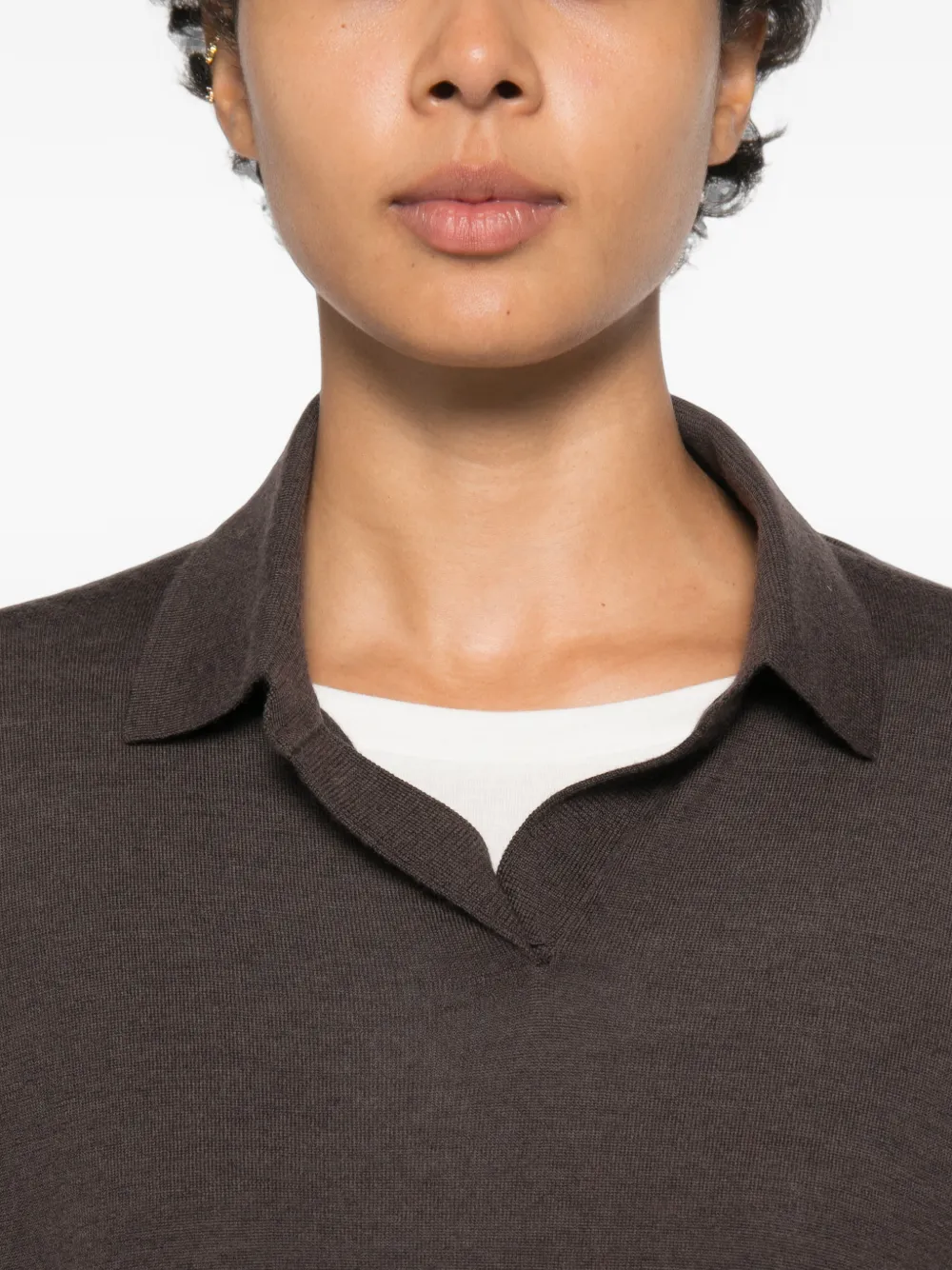 The Row Pauli Top in Brown, view 5