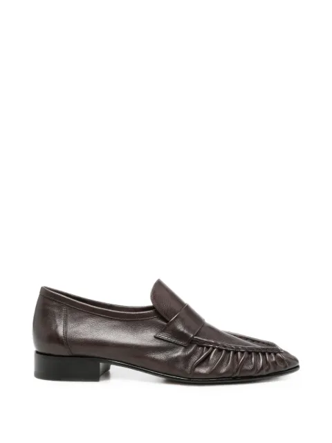 The Row leather loafers