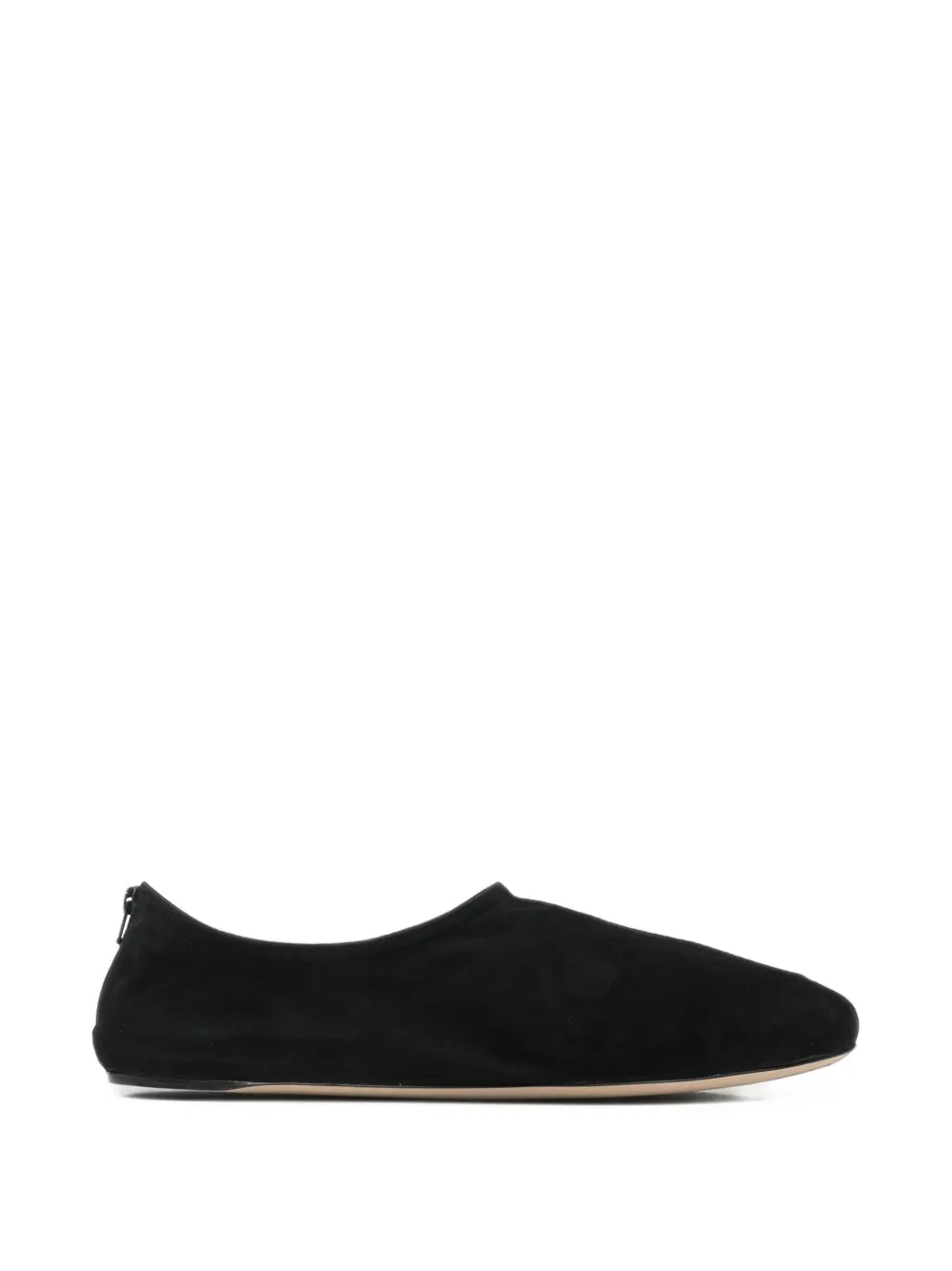 The Row Stellene suede ballet flats - Nero