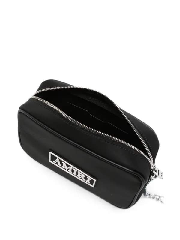 AMIRI ロゴパッチ ショルダーバッグ | ブラック | FARFETCH JP
