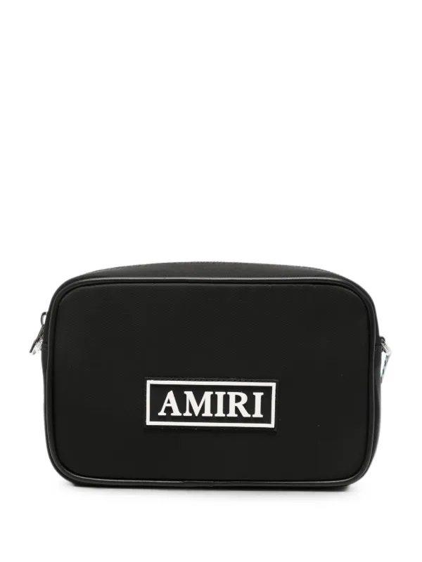 AMIRI ロゴパッチ ショルダーバッグ | ブラック | FARFETCH JP